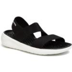 CROCS Damen LiteRide Stretch Sandal W Lgr/Whi Light Grey/White 36-37 (0191448503908)
