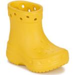 Reduzierte Gelbe Crocs Classic Kindergummistiefel & Kindersegelstiefel aus Gummi Größe 23 