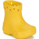Reduzierte Gelbe Crocs Classic Kindergummistiefel & Kindersegelstiefel aus Gummi Größe 25 