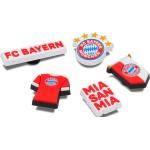 Rote Crocs Jibbitz FC Bayern Babyartikel aus PVC 5-teilig 