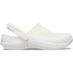 Reduzierte Weiße Crocs LiteRide Damenclogs & Damenpantoletten aus Gummi Leicht Größe 46 
