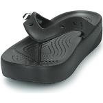 Schwarze Crocs Flip Damenschuhe leicht Größe 38 