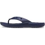 Marineblaue Gepunktete Crocs Classic Zehentrenner leicht für Damen Größe 42 für den für den Sommer 
