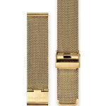 Goldene Cronometrics Uhrenarmbänder aus Gold mit Milanaise-Armband mit Edelstahlarmband für Damen 