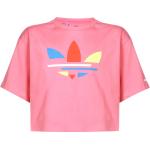 Reduzierte Pinke adidas Kinder T-Shirts 
