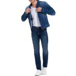 Blaue Cross Jeans 5-Pocket Jeans mit Reißverschluss aus Denim für Herren Weite 36 