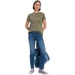 Dunkelblaue Cross Jeans Bootcut Jeans aus Denim für Damen Weite 26 für den für den Sommer 