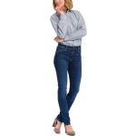 Reduzierte Dunkelblaue Unifarbene Cross Jeans Slim Fit Jeans aus Denim für Damen Größe XS Weite 29 