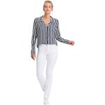 Weiße Unifarbene Cross Jeans Mom-Jeans & Karottenjeans aus Denim für Damen Größe XS Weite 29 