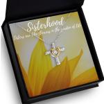 Silberne Elegante Kreuzanhänger vergoldet handgemacht 