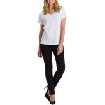 Reduzierte Schwarze Unifarbene Cross Jeans Bio Röhrenjeans aus Denim für Damen Größe XS Weite 29 