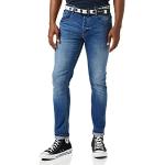CrossHatch Slim Fit Jeans mit Reißverschluss aus Denim für Herren Weite 32 