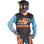 §Crossshirt JT Racing Flo Tec-Megabyte Schwarz-Orange-Cyan§