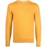 Reduzierte Gelbe Langärmelige Cruciani Kaschmir-Pullover aus Kaschmir für Herren Übergrößen für den für den Herbst 