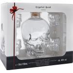 Crystal Head Vodka 4 Shot Glass Gift Set / Gläser / Canada, 0,7 L, 40% Vol. inkl. 4 Gläser