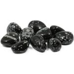Schwarze Obsidiane aus Kristall 10-teilig 