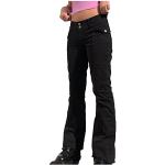 Schwarze Unifarbene Elegante Ripped Jeans & Zerrissene Jeans aus Denim enganliegend für Damen Größe S 