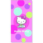 CTI 038080 Badetuch Hello Kitty Balloons Pink / Velours / 75 x 150 cm