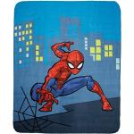 CTI Spiderman Home Hero Fleece Decke 110x140 cm Plaid 110x140, Polyester, Blau