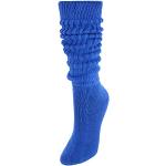 CTM Damen Super Soft Heavy Slouch Socken (1 Paar), königsblau, One size