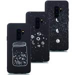 Schwarze Samsung Galaxy S9 Hüllen Art: Slim Cases mit Muster aus Gummi kratzfest für Damen 