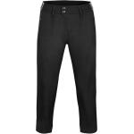 Schwarze Loose Fit Cube Damenhosen mit Reißverschluss aus Polyester Größe 3 XL 