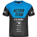 CUBE Junior Trikot kurzarm X Actionteam black'n'blue L (134/140)