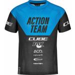 CUBE Junior Trikot kurzarm X Actionteam black'n'blue XL (146/152)