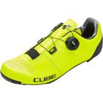 Gelbe Cube Fahrradschuhe für Herren Größe 48 