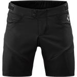 Schwarze Cube Baggy-Shorts mit Reißverschluss für Damen Größe L 