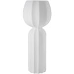 Outdoor-Stehleuchte Cucun plastikmaterial weiß LED / outdoorgeeignet - Ø 77 cm x H 190 cm - Slide - Weiß