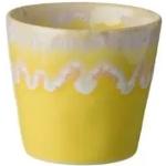Cup Gres 21 cl 8 x 7.5 cm Yellow Ceramic