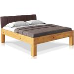 Braune Rustikale Möbel-Eins Holzbetten geölt aus Fichte 90x200 