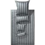 Graue Moderne Curt Bauer Como Bettwäsche Sets & Bettwäsche Garnituren strukturiert aus Damast 135x200 