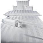 Weiße Curt Bauer Como Bettwäsche Sets & Bettwäsche Garnituren mit Reißverschluss aus Baumwolle 140x200 