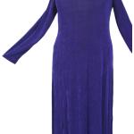 Lila Elegante Langärmelige Maxi Lange Abendkleider für Damen Größe XS Große Größen 