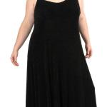 Schwarze Camisole-Kleider für Damen Größe S Große Größen 