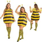 Reduzierte Gelbe Bienenkostüme für Damen Größe 3 XL 