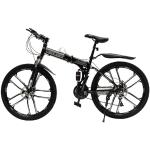 Cutycaty 26 Zoll Faltrad Klapprad 21-Gang Mountain Bike mit doppeltem Stoßdämpfungsrahmen - Scheibenbremsen-Fahrräder, vollgefederte Fahrräder, perfekt für Männer und Frauen