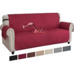 Burgundfarbene Sofabezüge 3 Sitzer mit Tiermotiv aus Stoff schmutzabweisend 