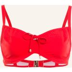 Rote Cyell Bikini-Tops aus Polyamid mit verstellbaren Trägern für Damen Größe M für den für den Winter 