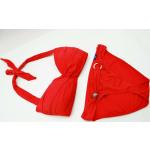 Rote Cyell Bandeau Badeanzüge gepolstert für Damen Größe S 