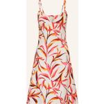 Pinke Blumenmuster Cyell Spaghettiträger-Kleider mit Cutwork aus Polyamid für Damen Größe M 