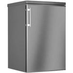 D (A bis G) HANSEATIC Kühlschrank "HKS8555GD" Kühlschränke Schnellgefrierfunktion silberfarben (edelstahlfarben) mit Gefrierfach