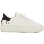 D.a.t.e., Sfera Patent Leder Sneakers mit Schnürsenkeln White, Damen, Größe: 39 EU