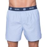 D.E.A.L International Boxershorts Hellblau mit Logo-Bund