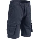 Marineblaue Sportliche Cargo-Shorts aus Baumwolle für Herren Größe XXL 