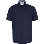 Marineblaue Kurzärmelige D555 Button Down Kragen T-Shirts für Herren Größe 8 XL 