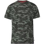 D555 Übergrößen T-Shirt Grün Camouflage 7XL