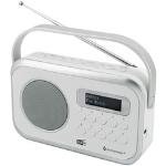 DAB270WE DAB+, FM, UKW Tragbar Radio (Weiß) (Versandkostenfrei)